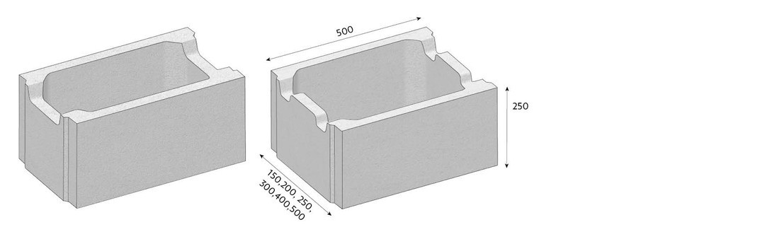 CSB ztracené bednění 50x25x50cm